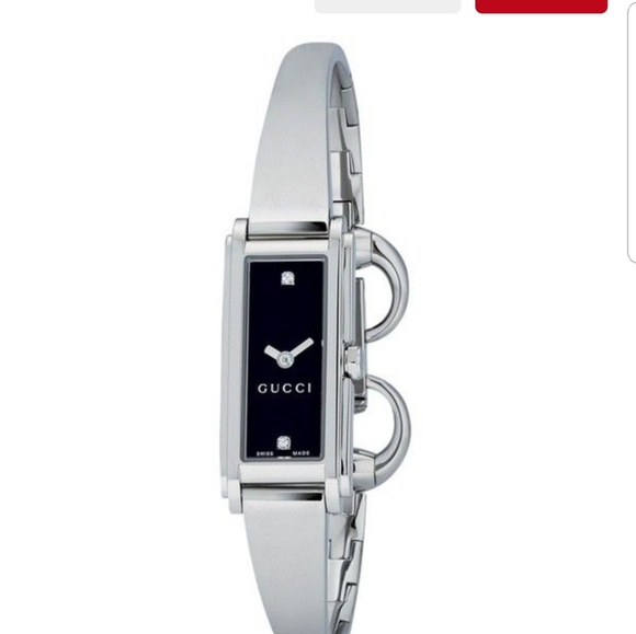 gucci bracelet watch silver